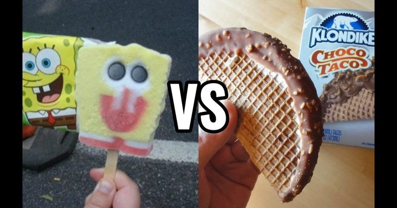 Choco Taco vs. SpongeBob Popsicle