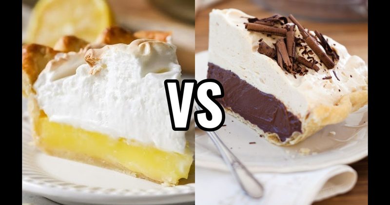 Chocolate Cream Pie vs. Lemon Meringue Pie