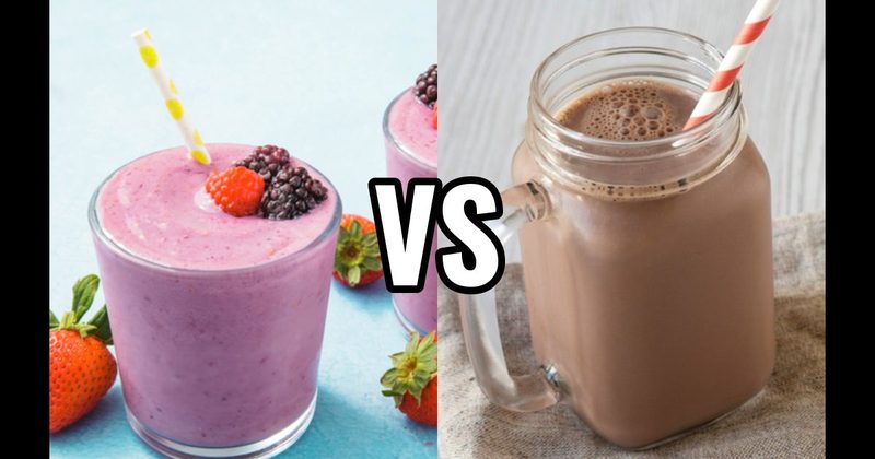 Chocolate Milk vs. Smoothies