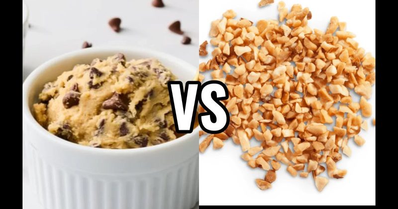 Chopped Peanuts vs. Cookie Dough