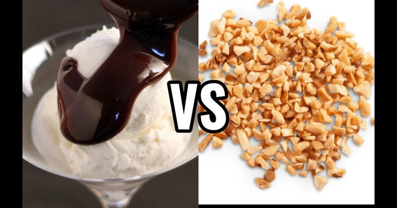 Chopped Peanuts vs. Hot Fudge