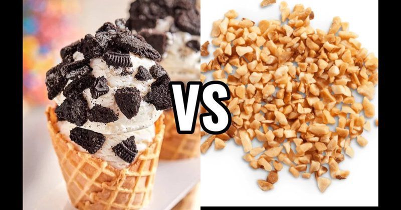 Chopped Peanuts vs. Oreo Crumbles