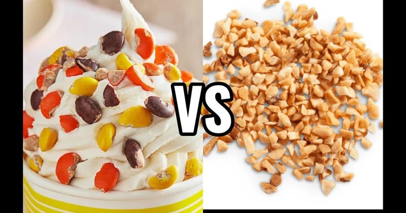 Chopped Peanuts vs. Reese’s Pieces