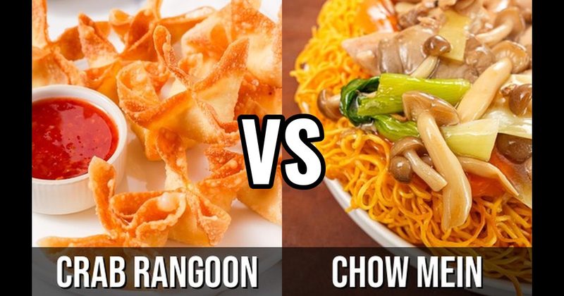 Chow Mein vs. Crab Rangoon