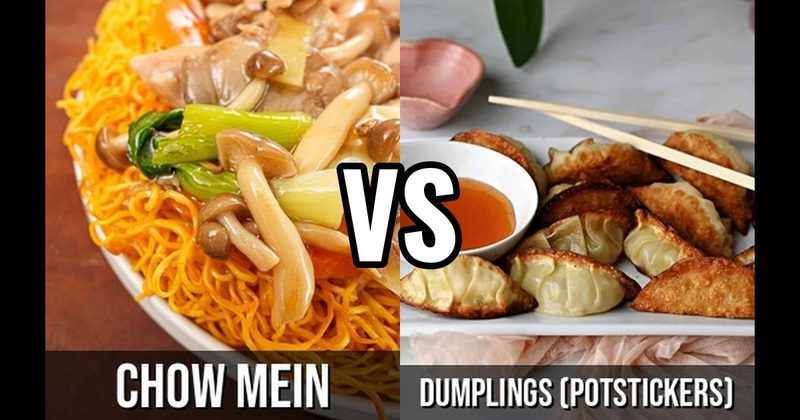 Chow Mein vs. Dumplings