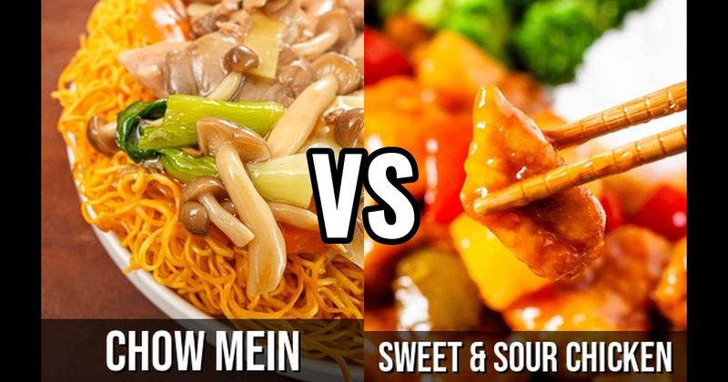 Chow Mein vs. Sweet & Sour Chicken