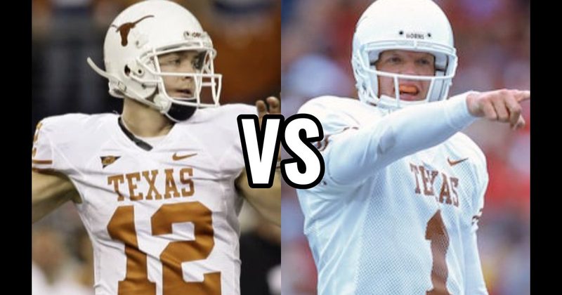 Chris Simms vs. Colt McCoy