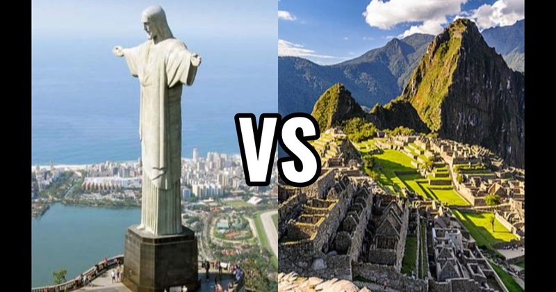Christ the Redeemer vs. Machu Picchu
