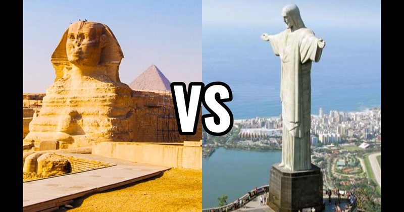 Christ the Redeemer vs. The Sphinx of Giza