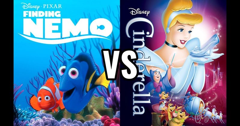 Cinderella vs. Finding Nemo
