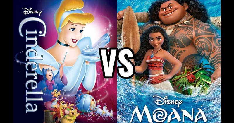 Cinderella vs. Moana