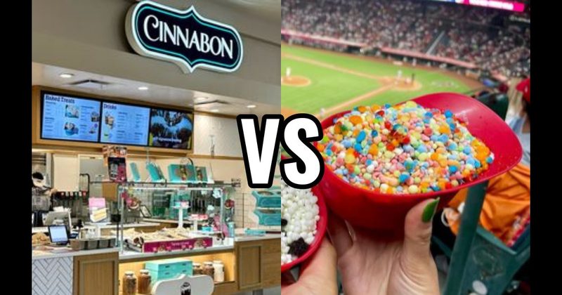 Cinnabon vs. Dippin’ Dots