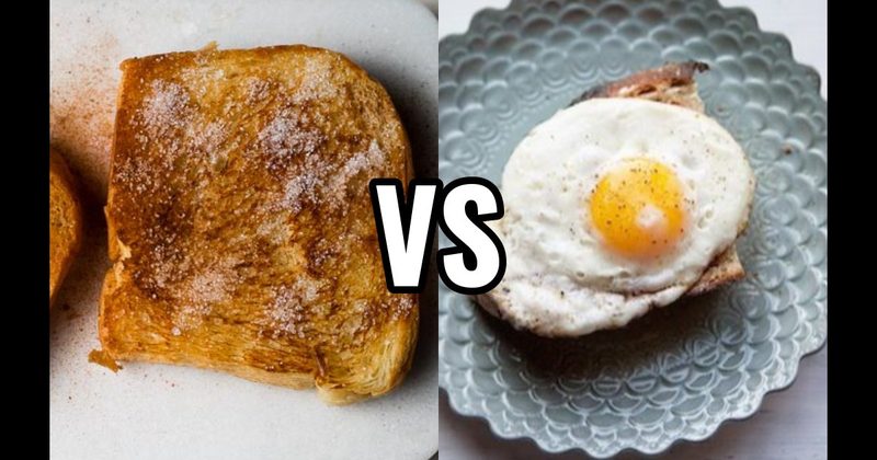 Cinnamon Sugar vs. Fried Eggs