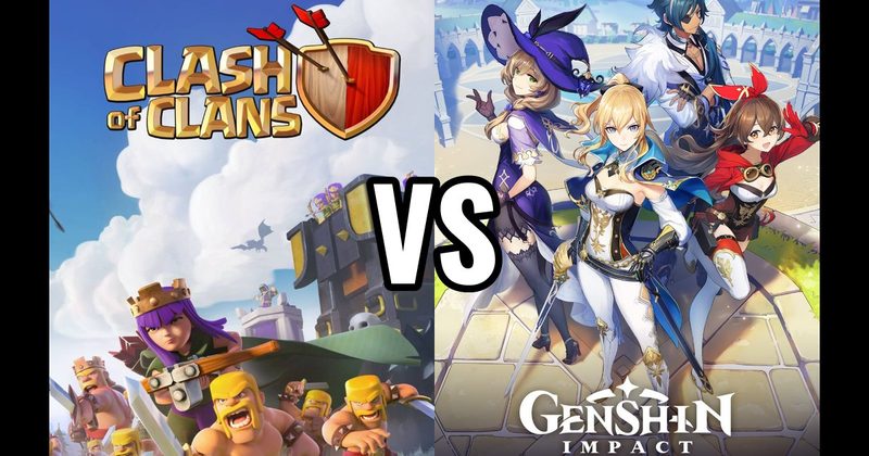 Clash of Clans vs. Genshin Impact