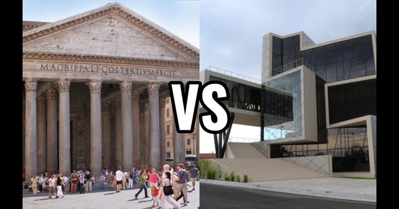 Classical (Greek & Roman) vs. Modernism