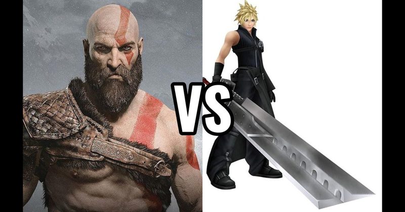 Cloud Strife (Final Fantasy VII) vs. Kratos (God of War)