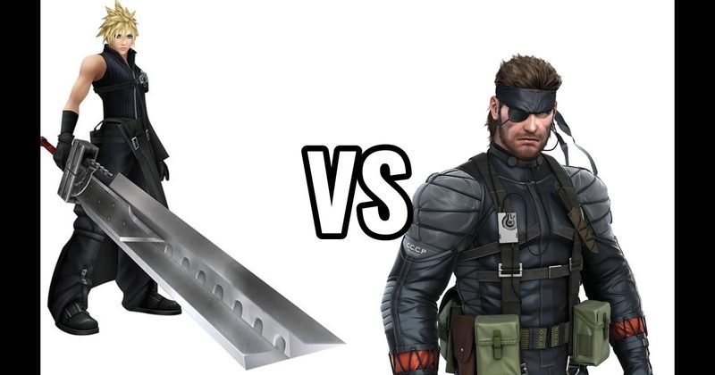 Cloud Strife (Final Fantasy VII) vs. Solid Snake (Metal Gear Solid)