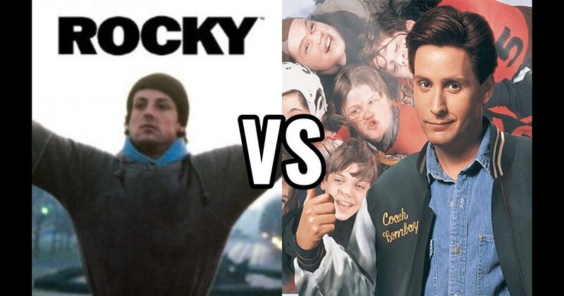 Coach Bombay (Mighty Ducks) vs. Rocky Balboa (Rocky)