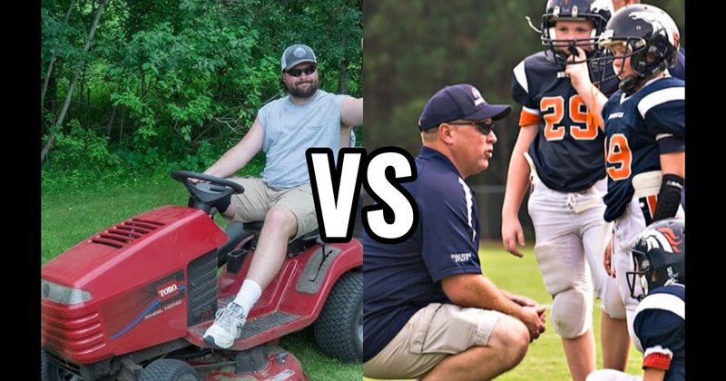 Coaching Youth Sports vs. Mowing the Lawn