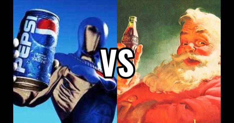 Coca-Cola Santa Claus vs. Pepsi Man