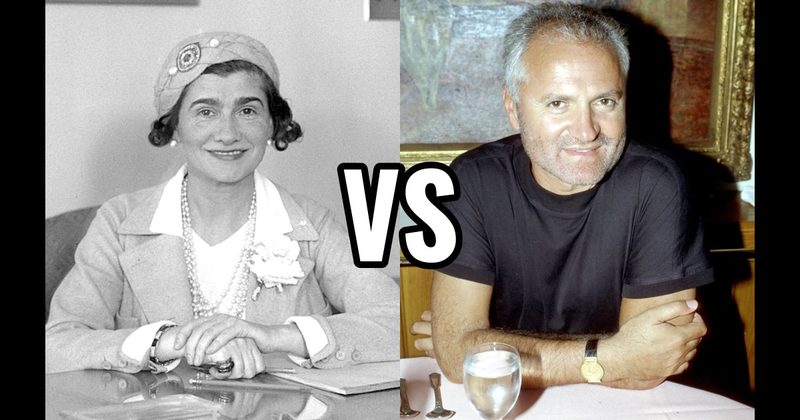 Coco Chanel vs. Gianni Versace