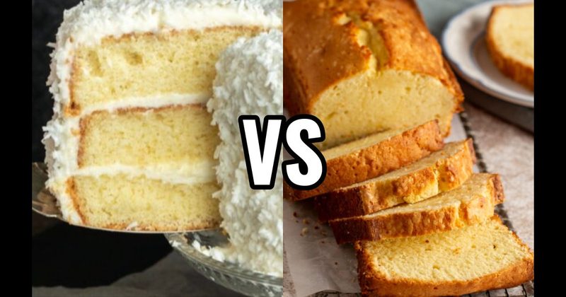 Coconut Cake vs. Pound Cake