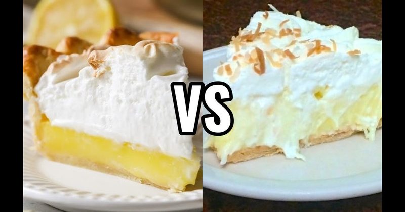 Coconut Cream Pie vs. Lemon Meringue Pie