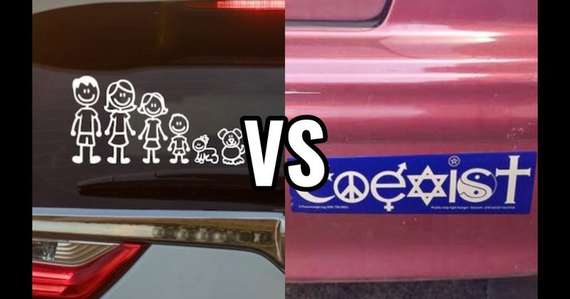 Coexist vs. Stick Figure Family
