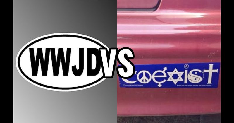 Coexist vs. WWJD