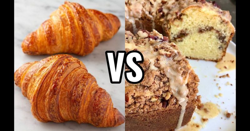 Coffee Cake vs. Croissant