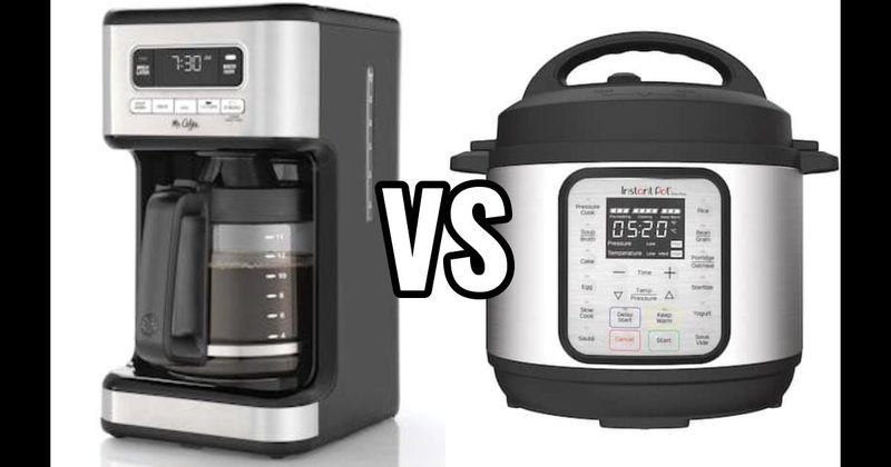 Coffee Maker (Drip) vs. Instant Pot