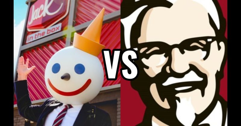 Colonel Sanders (KFC) vs. Jack Box (Jack in the Box)