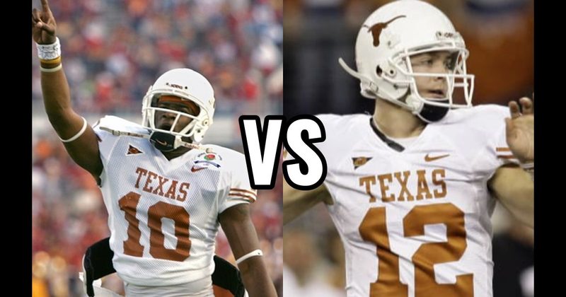 Colt McCoy vs. Vince Young