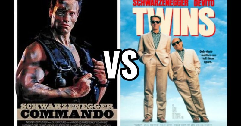 Commando (1985) vs. Twins (1988)