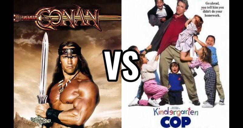 Conan the Barbarian (1982) vs. Kindergarten Cop (1990)