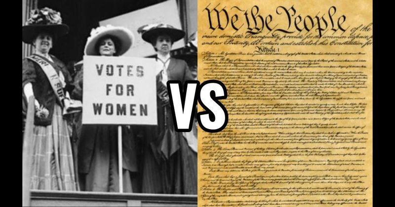 Nineteenth Amendment (1920) vs. U.S. Constitution (1787)