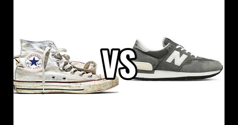 Converse Chuck Taylor All-Star vs. New Balance 990