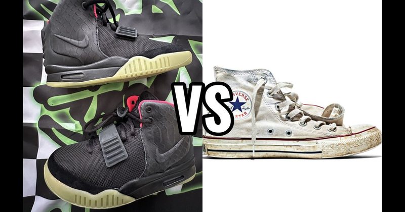 Converse Chuck Taylor All-Star vs. Nike Air Yeezy 2