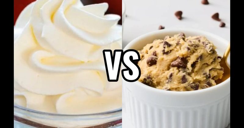 Cookie Dough vs. Whipped Cream