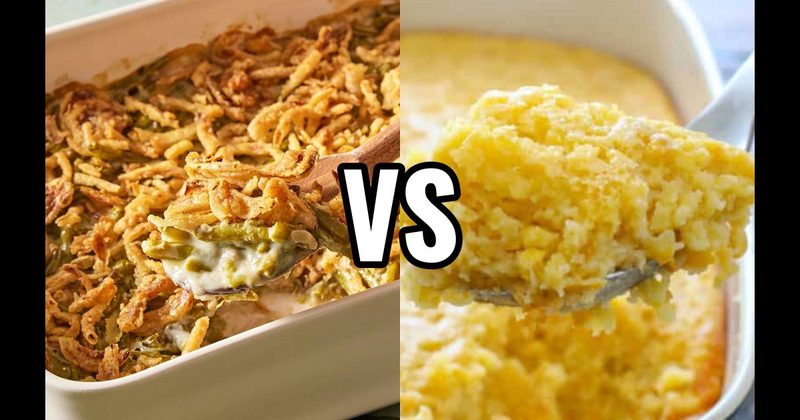 Corn Casserole vs. Green Bean Casserole