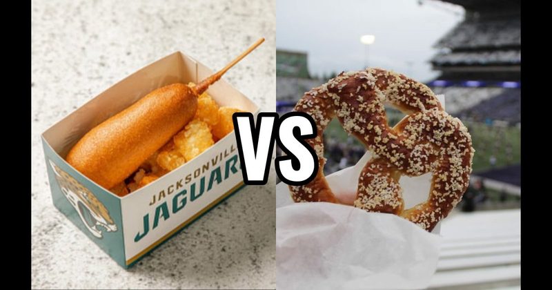 Corn Dog vs. Soft Pretzels