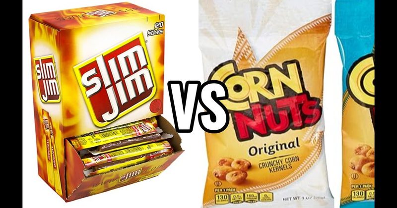 Corn Nuts vs. Slim Jim