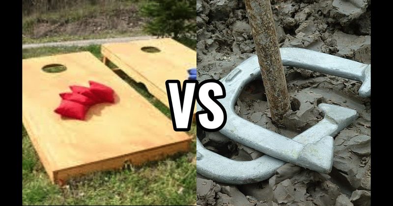 Cornhole vs. Horseshoes