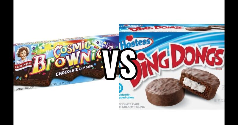 Cosmic Brownies (Little Debbie) vs. Ding Dongs (Hostess)