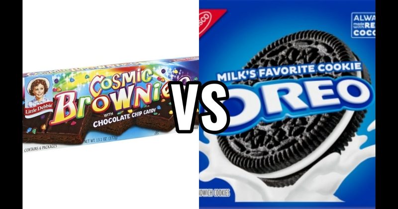 Cosmic Brownies (Little Debbie) vs. Oreos