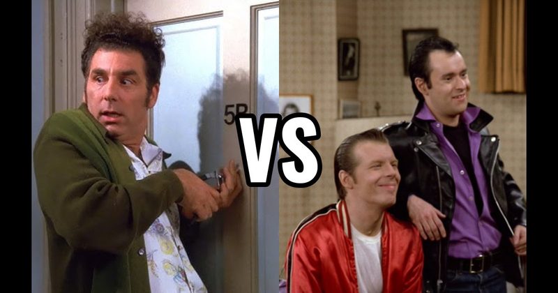 Cosmo Kramer (Seinfeld) vs. Lenny & Squiggy (Laverne & Shirley)