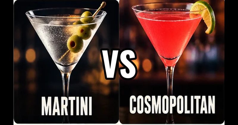 Cosmopolitan vs. Martini