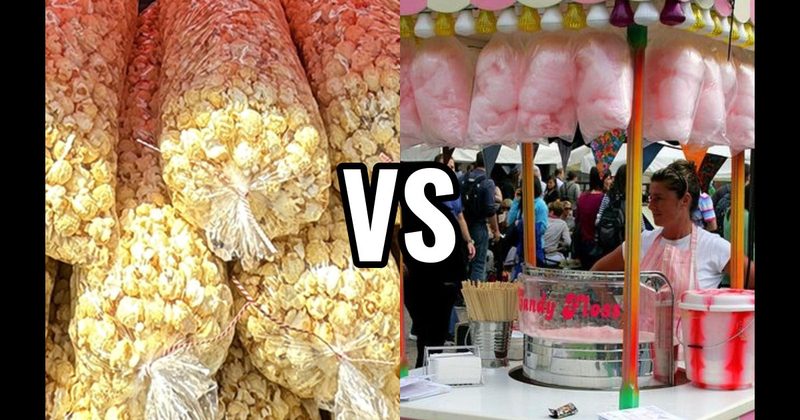 Cotton Candy vs. Kettle Corn