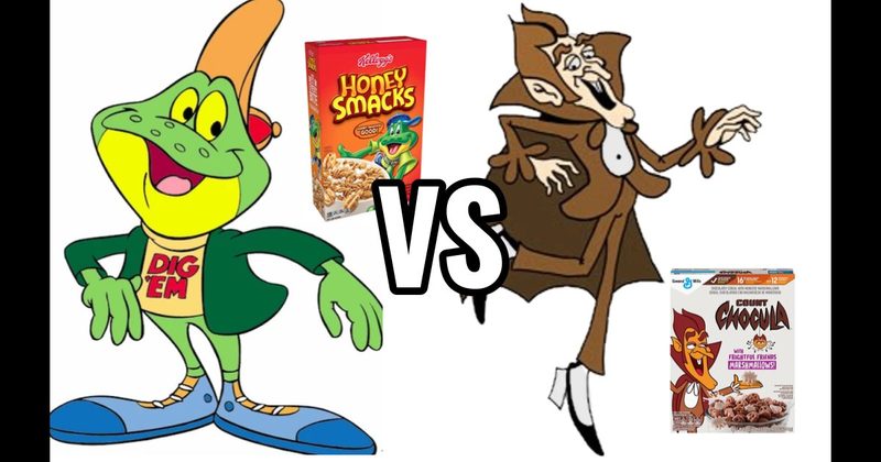Count Chocula vs. Dig’em Frog 