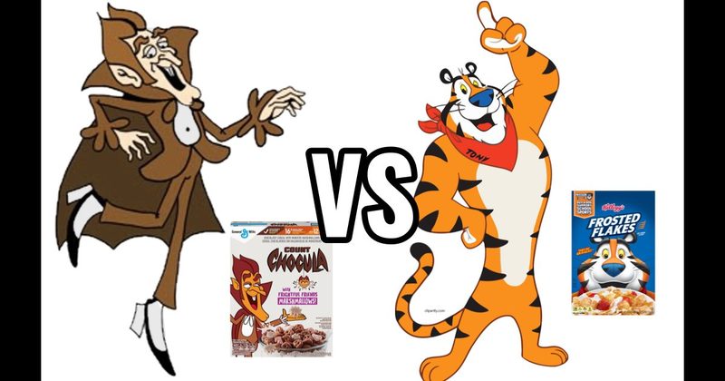 Count Chocula vs. Tony the Tiger